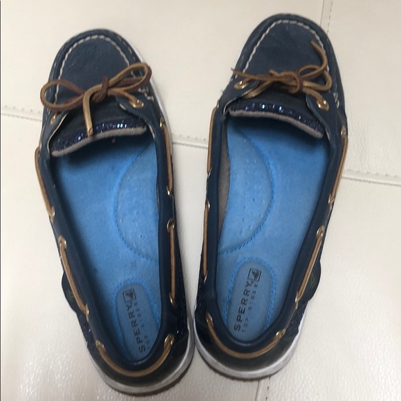 Blue sperry boat shoes - Picture 2 of 4